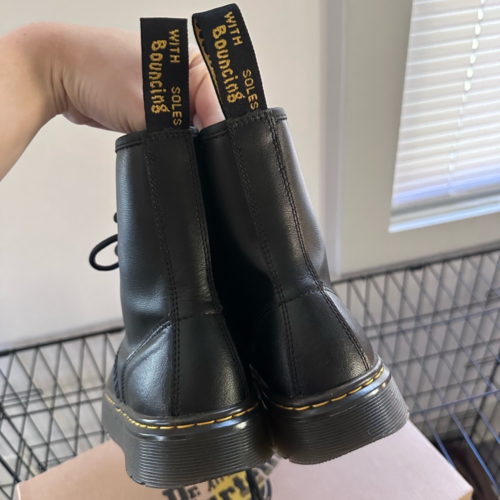 Dr. Martens Black Leather Boots - Picture 5 of 8